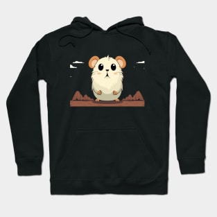 Scared Hamster Meme, funny tshirt Hoodie